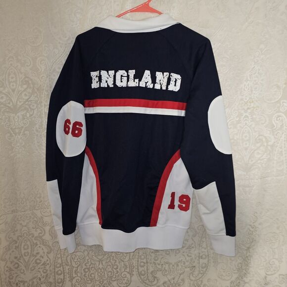 England Football Athletic Sports Jacket Mens Size Medium Soccer Fast Ship - Picture 4 of 8